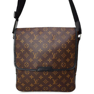 Louis Vuitton Monogram Macassar Brown Bass Shoulder Bag